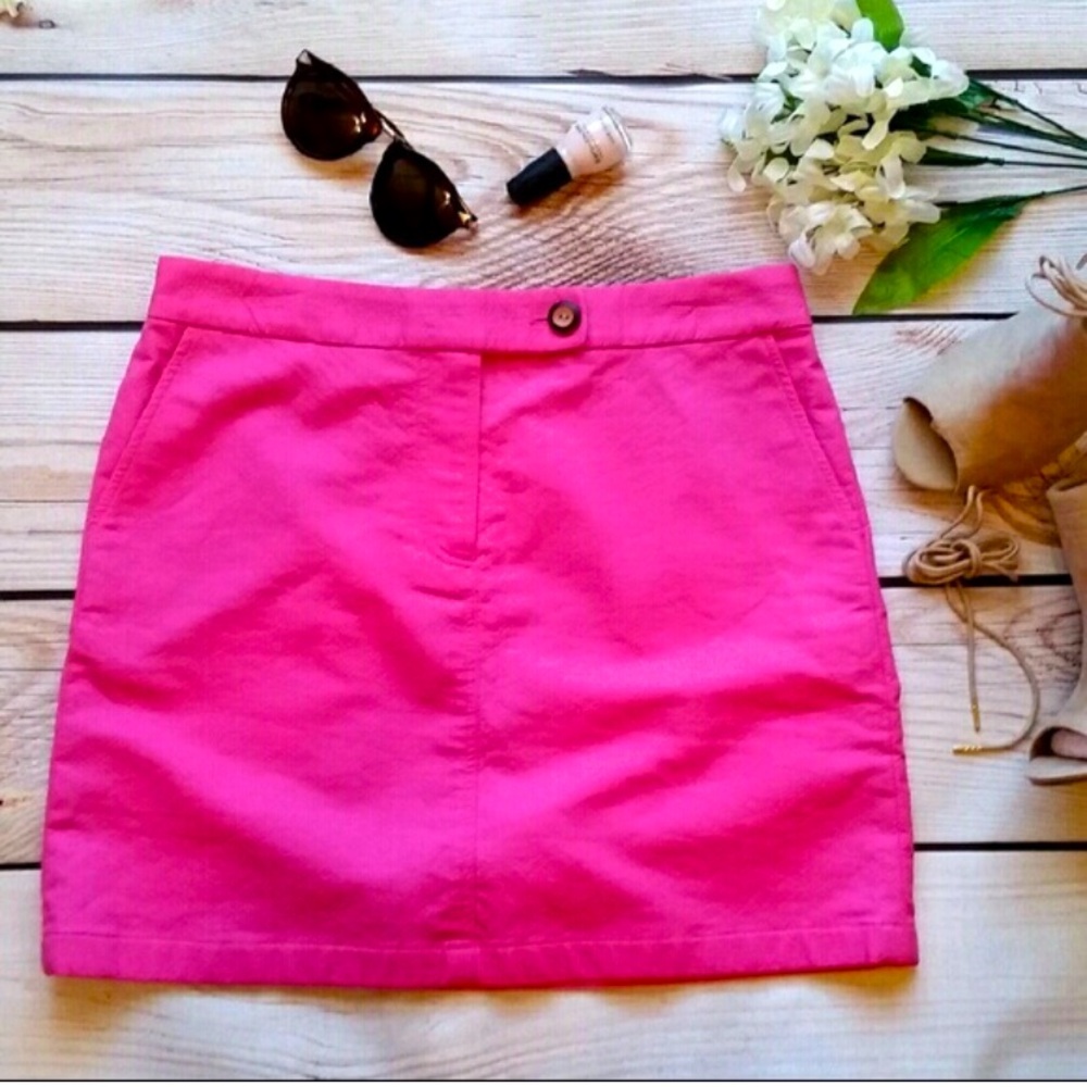 Vanessa Virginia Anthropologie Pink Mini Skirt